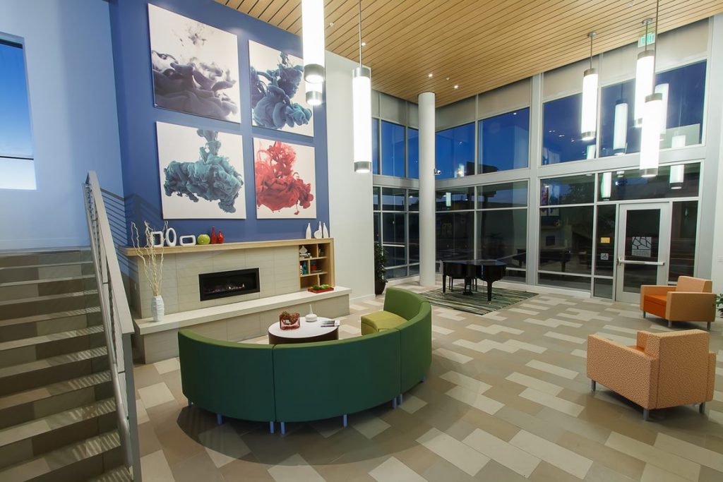 Long Beach Senior Arts Colony main lobby