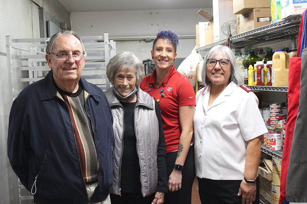 long time Salvation Army supporters Skip and Cathy Chappell